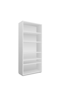 Etagère 85 cm 6 niches blanc