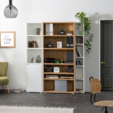 Etagère 85 cm 6 niches naturel - Le Dépôt Bailleul