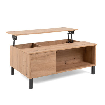 Table basse plateau relevable naturel - Le Dépôt Bailleul