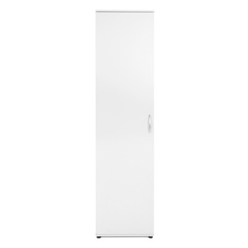 Armoire 1 porte 6 niveaux blanc - Le Dépôt Bailleul