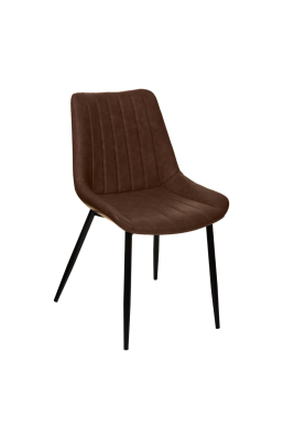 Chaise PU Olwen cognac...