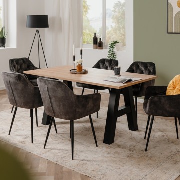 Table à manger extensible 157/234 cm - Le Dépôt Bailleul