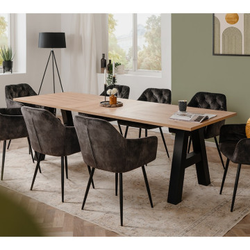Table à manger extensible 157/234 cm - Le Dépôt Bailleul