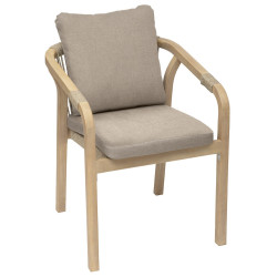 Fauteuil de jardin Papouasie acacia Hespéride - Le Dépôt Bailleul
