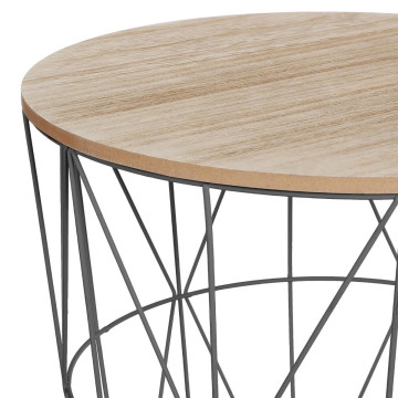 Table d'appoint D40 Kumi noir Atmosphera - Le Dépôt Bailleul