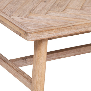 Table basse acacia Aeris 130 cm Atmosphera - Le Dépôt Bailleul