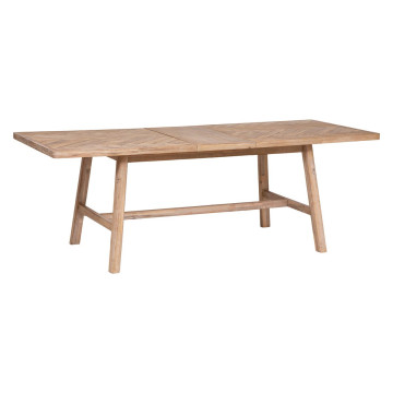Table à manger extensible bois d'acacia Aeris Atmosphera - Le Dépôt Bailleul