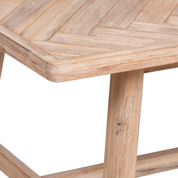 Table à manger extensible bois d'acacia Aeris Atmosphera - Le Dépôt Bailleul