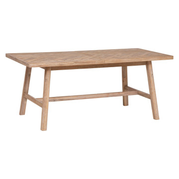 Table à manger extensible bois d'acacia Aeris Atmosphera - Le Dépôt Bailleul