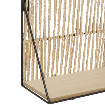 Etagère murale corde et métal Cosy Atmosphera - Le Dépôt Bailleul