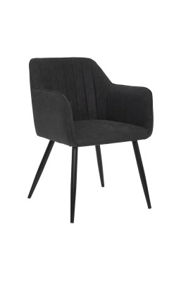 Fauteuil diner Visoca noir...