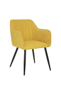 Fauteuil diner Visoca ocre...