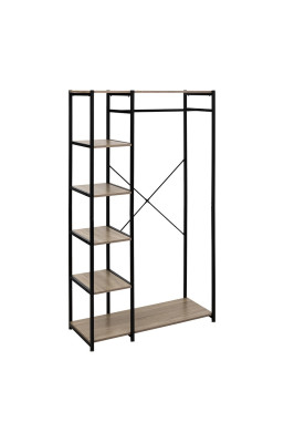 Penderie 5 étagères métal...