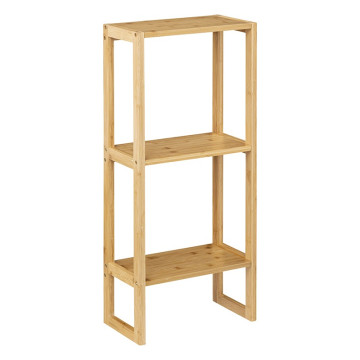 Etagère 2 niveaux 20 cm bambou Lab'n Modul 5five - Le Dépôt Bailleul