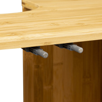 Meuble sous lavabo bambou Lab'n Modul 5five - Le Dépôt Bailleul