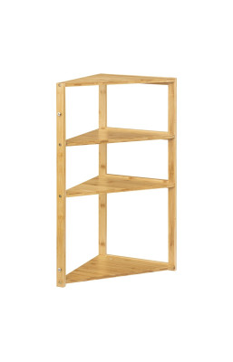 Etagère d'angle bambou 3...