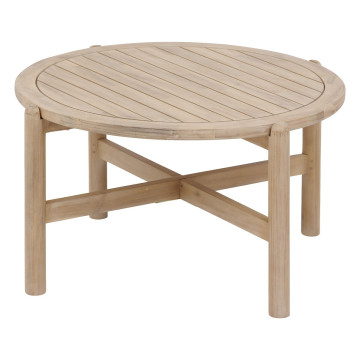 Table basse ronde D80 acacia Deona Hespéride - Le Dépôt Bailleul