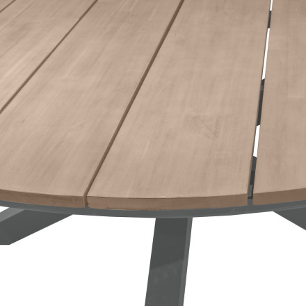 Table extérieure ronde 8 personnes Oriengo Hespéride - Le Dépôt Bailleul