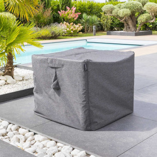 Housse rectangulaire pour meubles de jardin avec 8 oeillets en polyéthylène  noir VidaXL - Habitium®