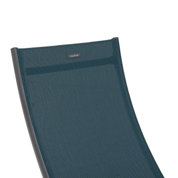 Transat Samba pliable bleu canard/graphite Hespéride - Le Dépôt Bailleul