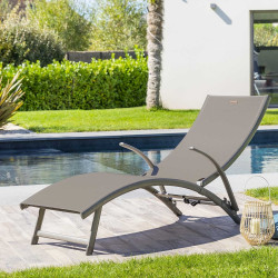 Transat Samba pliable noisette/praline Hespéride - Le Dépôt Bailleul