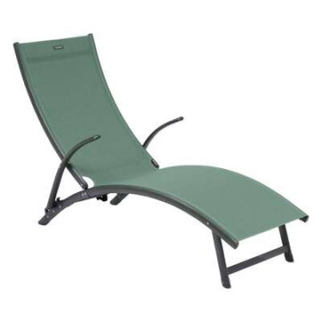 Transat Samba pliable anthracite/graphite Hespéride - Le Dépôt Bailleul