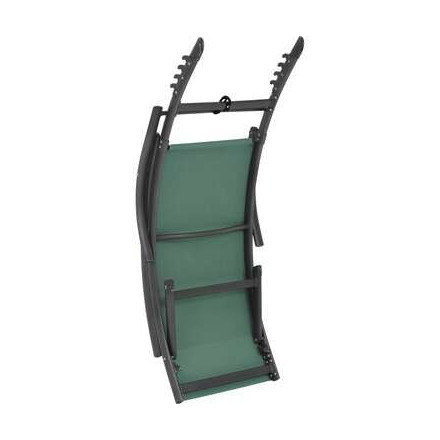 Transat Samba pliable anthracite/graphite Hespéride - Le Dépôt Bailleul