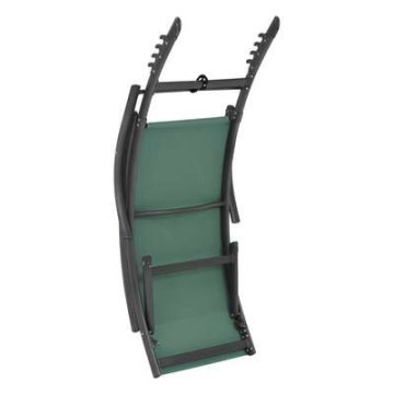 Transat Samba pliable anthracite/graphite Hespéride - Le Dépôt Bailleul