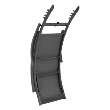 Transat Samba pliable anthracite/graphite Hespéride - Le Dépôt Bailleul