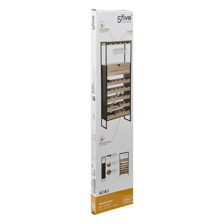 Meuble bar range bouteilles Aliaj 5five - Le Dépôt Bailleul
