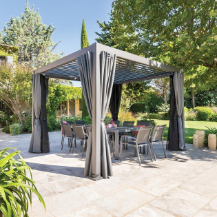 Pergola carrée 3,6x3,6m...