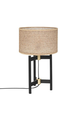 Lampe trépied noir Levon...