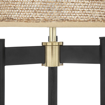 Lampe trépied noir Levon Atmosphera - Le Dépôt Bailleul