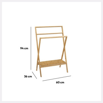 Porte serviettes bambou Lab'n Modul 5five - Le Dépôt Bailleul