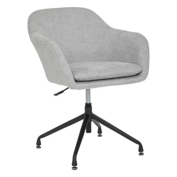 Fauteuil de bureau ajustable Spica gris Atmosphera - Le Dépôt Bailleul