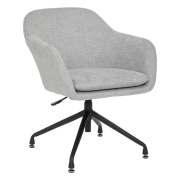 Fauteuil de bureau ajustable Spica gris Atmosphera - Le Dépôt Bailleul
