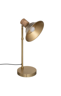 Lampe à poser métal et bois...