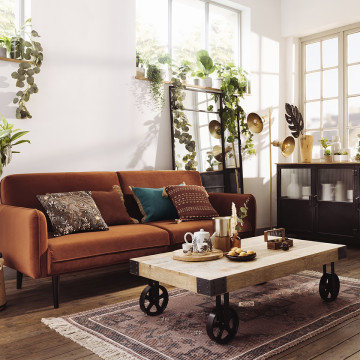 Lampadaire métal et bois Bota H151 Atmosphera - Le Dépôt Bailleul