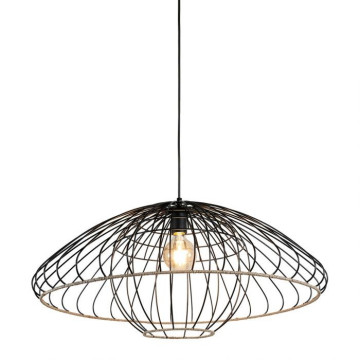 Suspension métal filaire Neptune noir Ostaria - Le Dépôt Bailleul