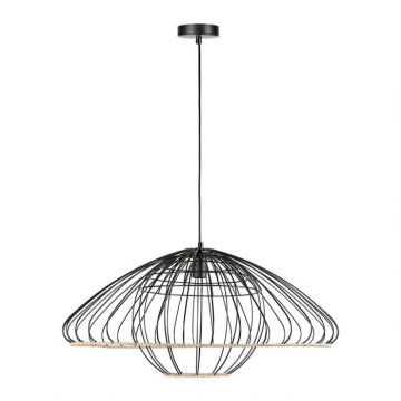 Suspension métal filaire Neptune noir Ostaria - Le Dépôt Bailleul