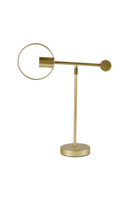 Lampe à poser métal doré...