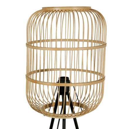 Lampadaire trépied métal et bambou Hanoï Ostaria - Le Dépôt Bailleul