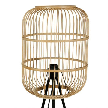 Lampadaire trépied métal et bambou Hanoï Ostaria - Le Dépôt Bailleul