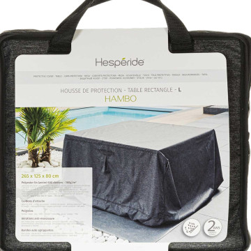 Housse de protection pour table rectangulaire L Hambo Hespéride - Le Dépôt Bailleul