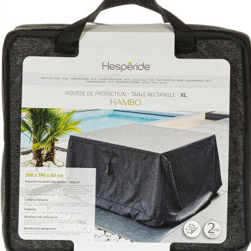 Housse de protection pour table rectangulaire XL Hambo Hespéride - Le Dépôt Bailleul
