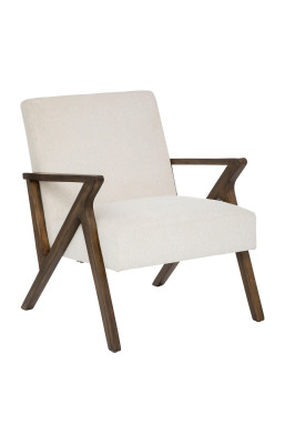 Fauteuil ivoire Orac...