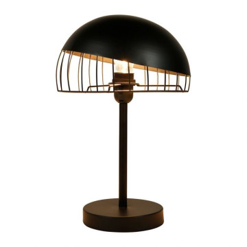 Lampe à poser en métal noir Colisée Ostaria - Le Dépôt Bailleul