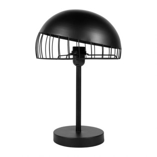 Lampe à poser en métal noir...