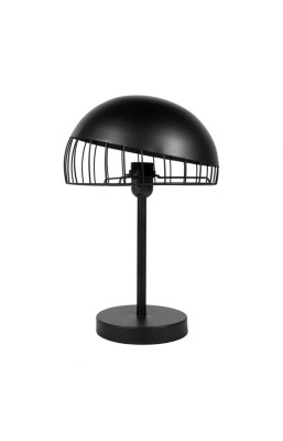 Lampe à poser en métal noir...