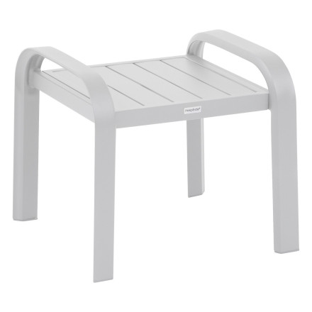 Salon de jardin duo Elyn noisette/blanc Hespéride - Le Dépôt Bailleul